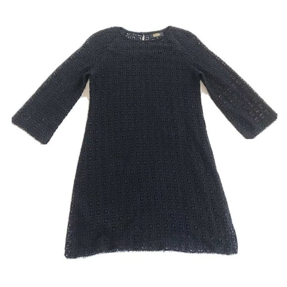 A.P.C. & VANESSA SEWARD Joan Black Crochet Dress - Picture 6 of 6